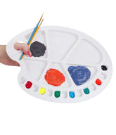 12 Well Paint Mixing Palette Tray Oval Shape